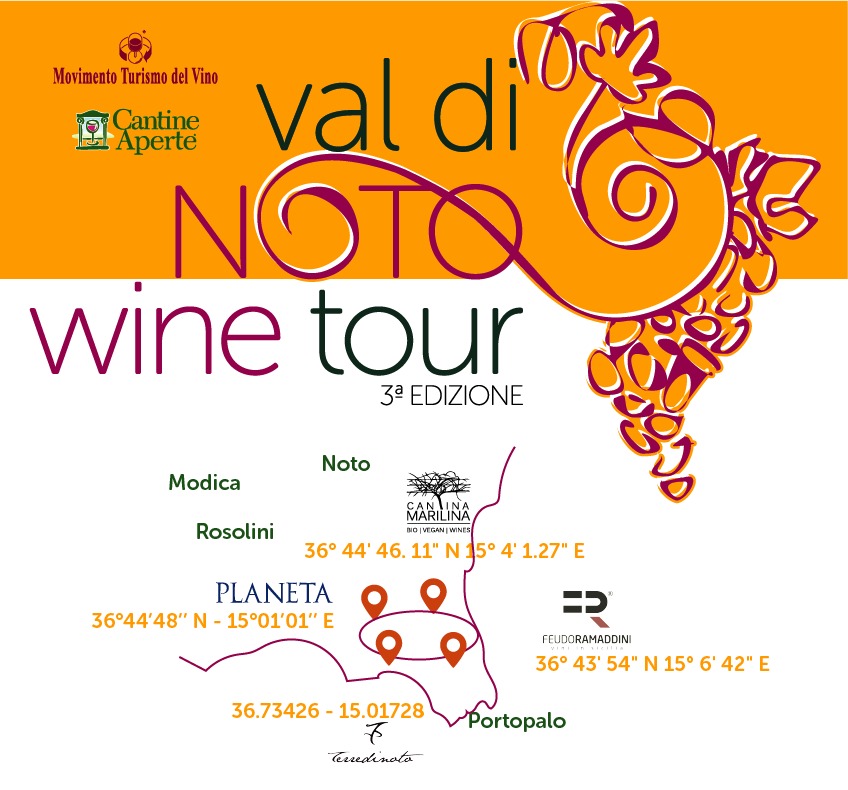 Sabato 26 e domenica 27 il Val di Noto Wine tour