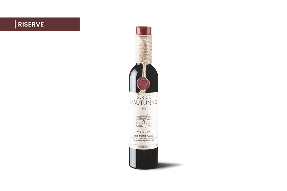 gocce d'autunno - passito di nero d'avola - cantina marilina